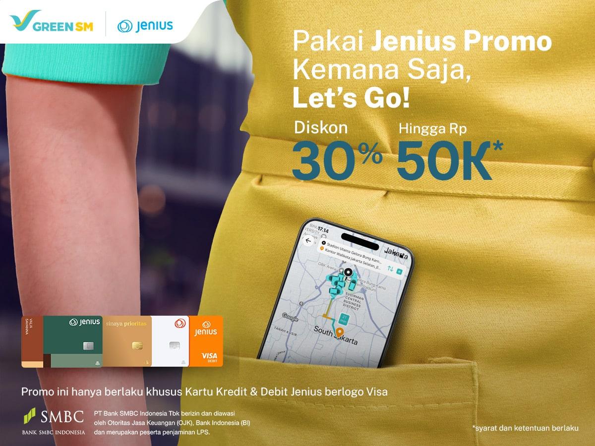 Diskon hingga Rp50 Ribu, Pakai Jenius Hematnya Serius