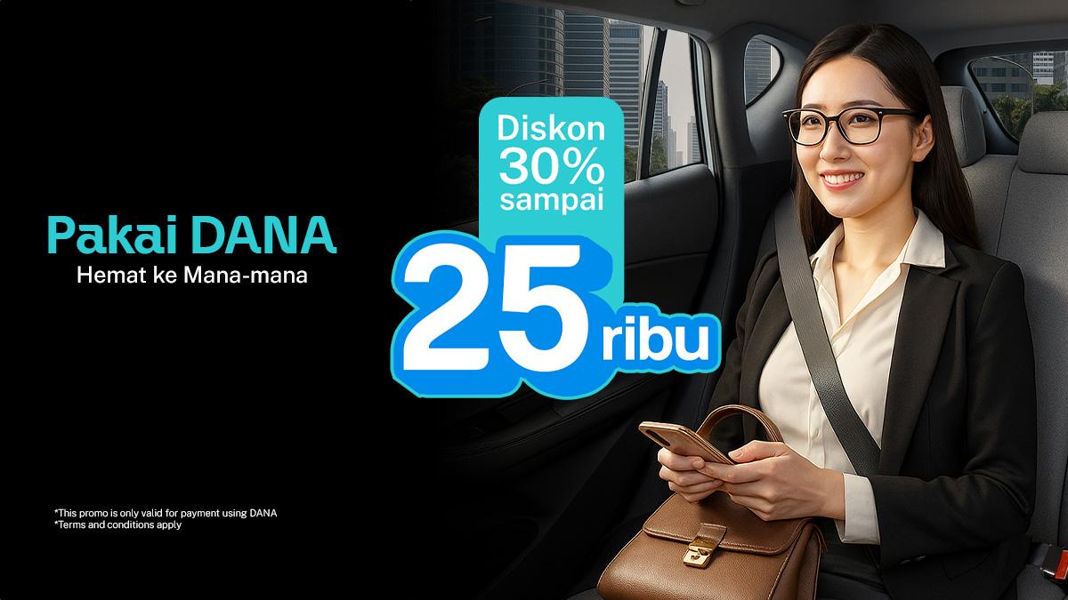 Diskon 30% Pakai DANA, Bikin Hati Berbunga-bunga