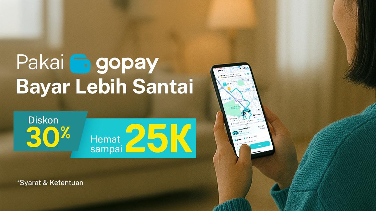 Harga Damai Pake GoPay, Hemat sampai Rp25 Ribu!