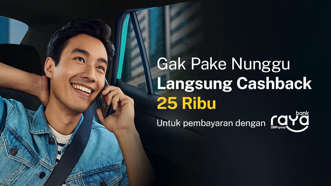 Cashback Instan Rp25 Ribu dari Bank Raya