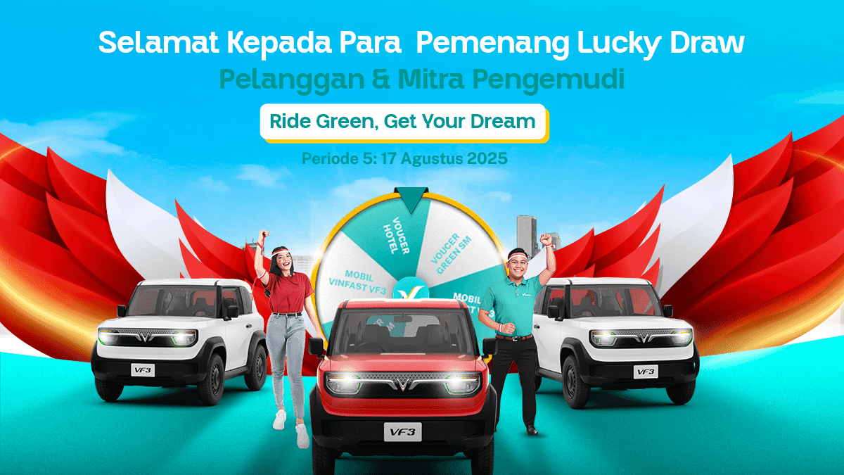 Pengundian Puncak Ride Green Get Your Dream: Selamat kepada Pemenang dan Sampai Jumpa di Program Berikutnya!