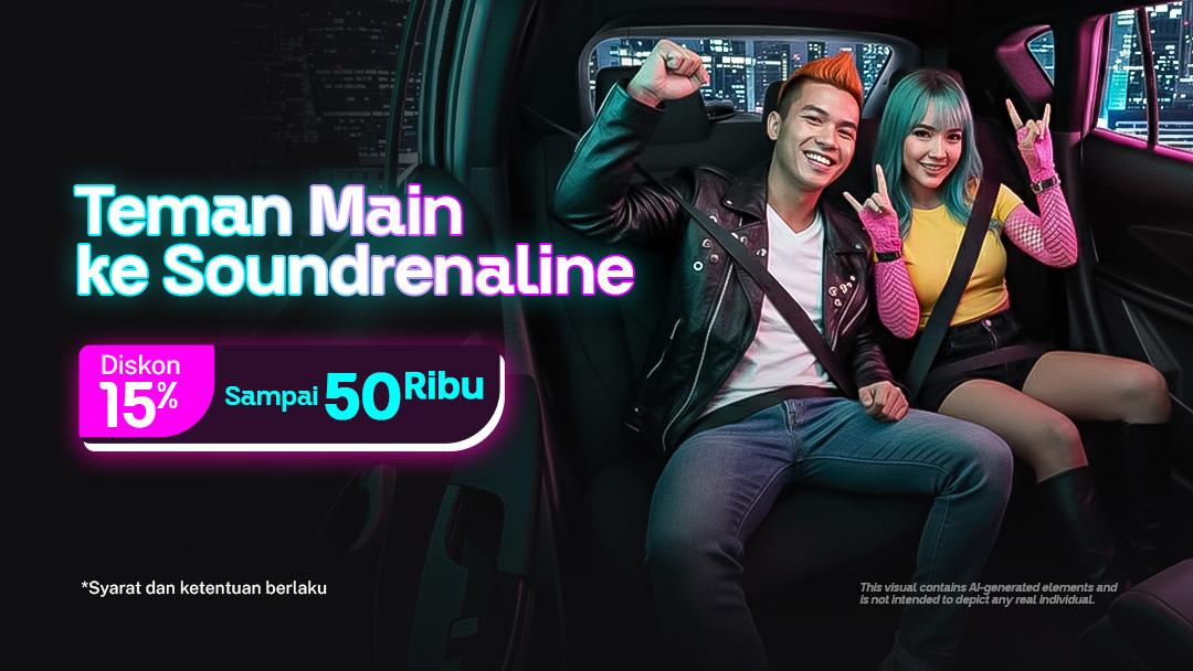 Jalan ke Soundrenaline, Diskon sampai 50 Ribu