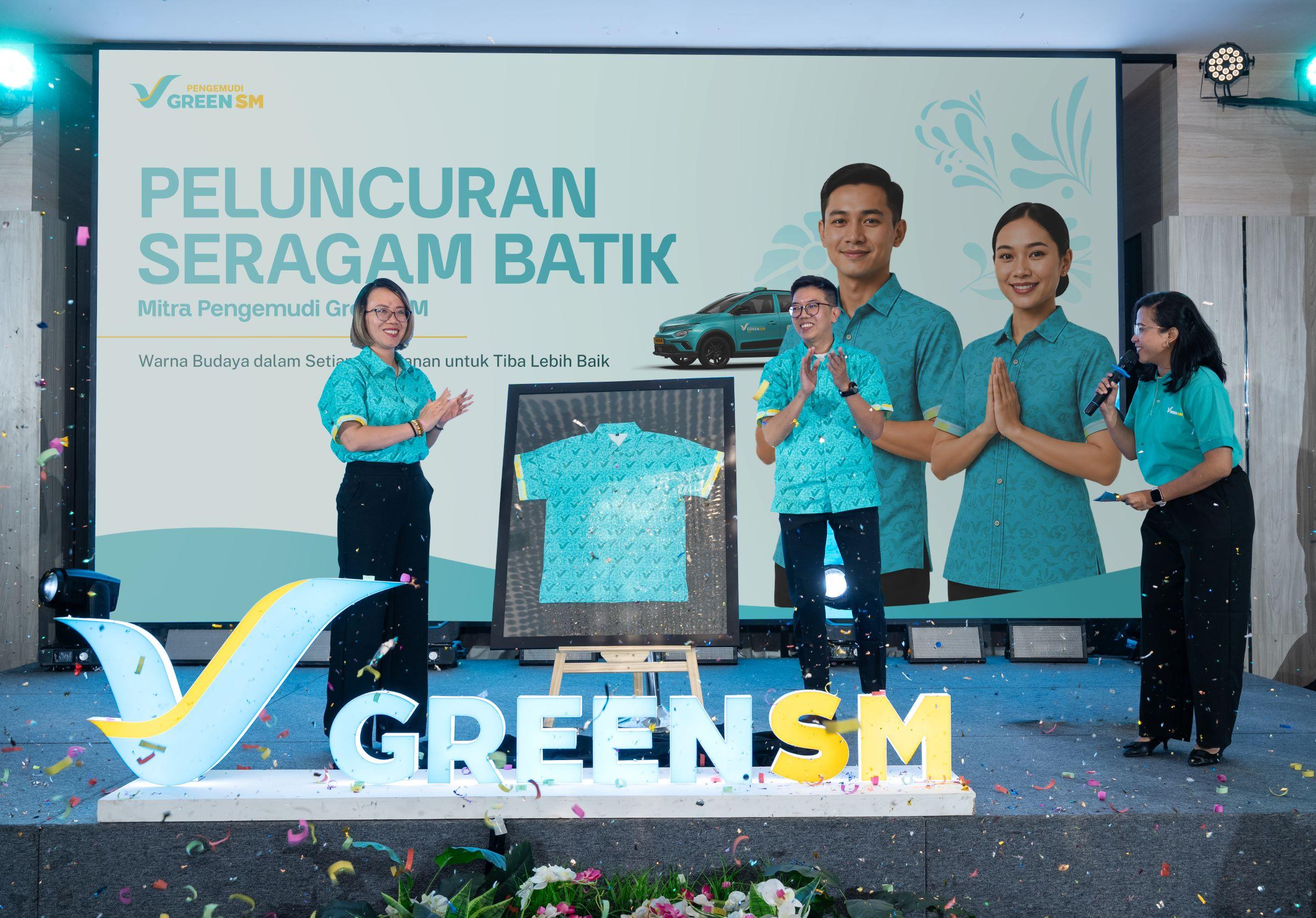 Green SM Perkenalkan Seragam Batik untuk Mitra Pengemudi di Indonesia