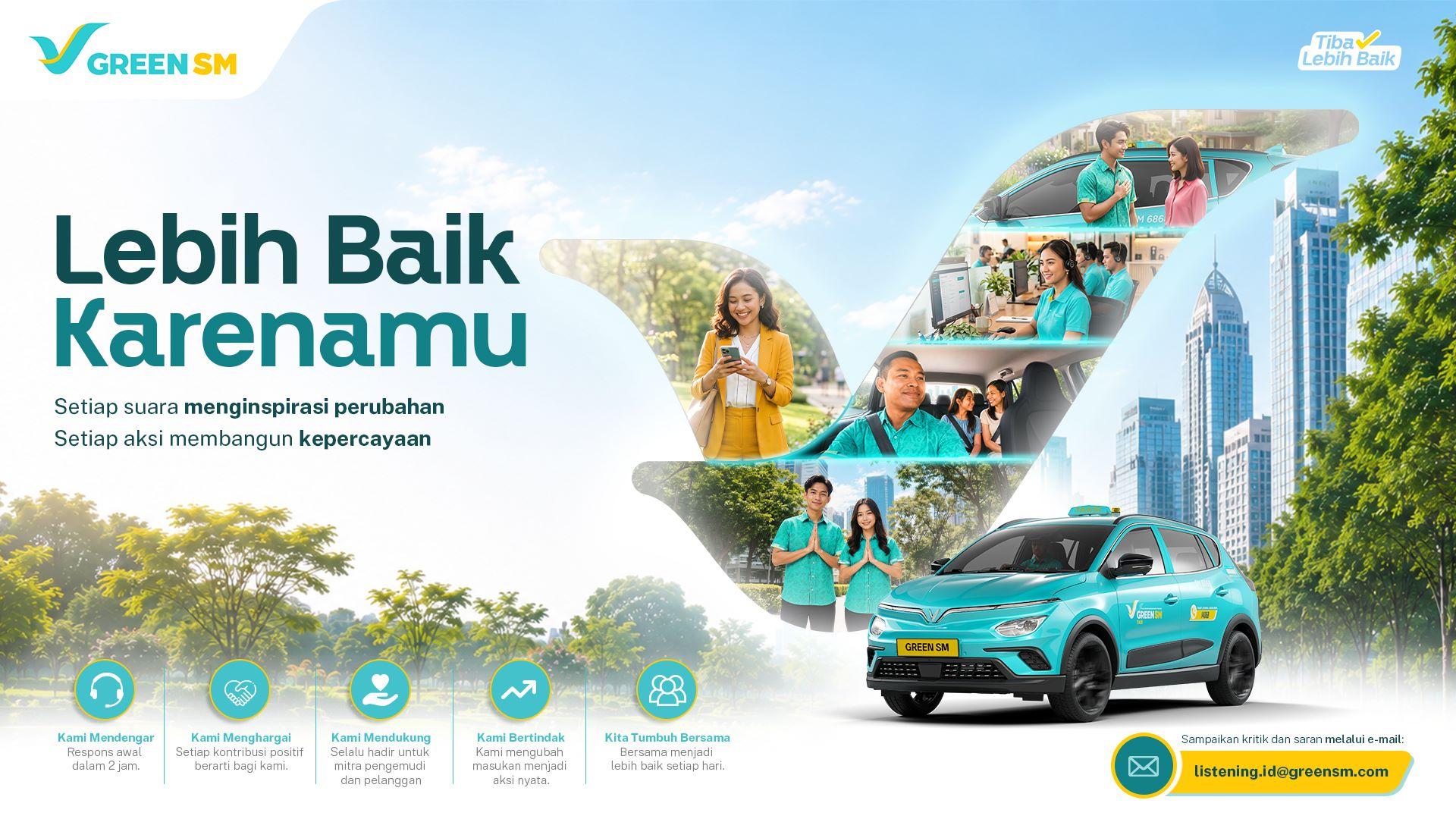 Green SM Luncurkan Program “GREEN SM IS LISTENING”, Pertegas Komitmen Untuk Terus Meningkatkan Kualitas Layanan